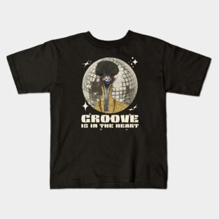 Groove Is In The Heart Emu Kids T-Shirt